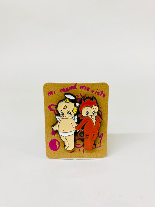 Pin Kewpie Ángel y Diablito